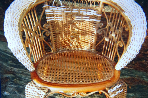 Restored Wicker Chair